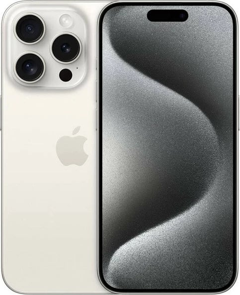 Celular Apple iPhone 15 Pro, 6.1", 256GB, white titanium