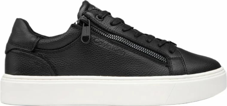 Këpucë Calvin Klein, modeli Low Top Lace Up W/Zip, për meshkuj, të zeza