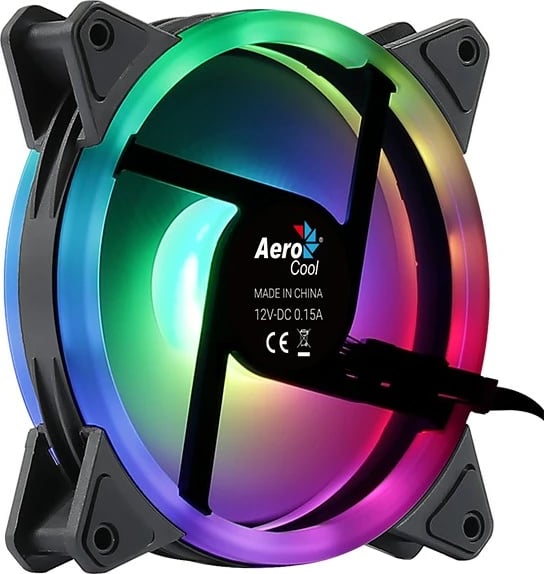 Ftohës Aerocool Duo 12 ARGB, 12cm, e zezë