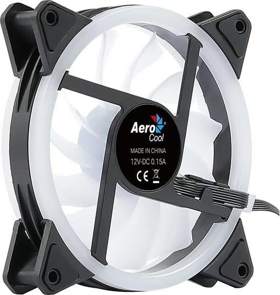 Ftohës Aerocool Duo 12 ARGB, 12cm, e zezë