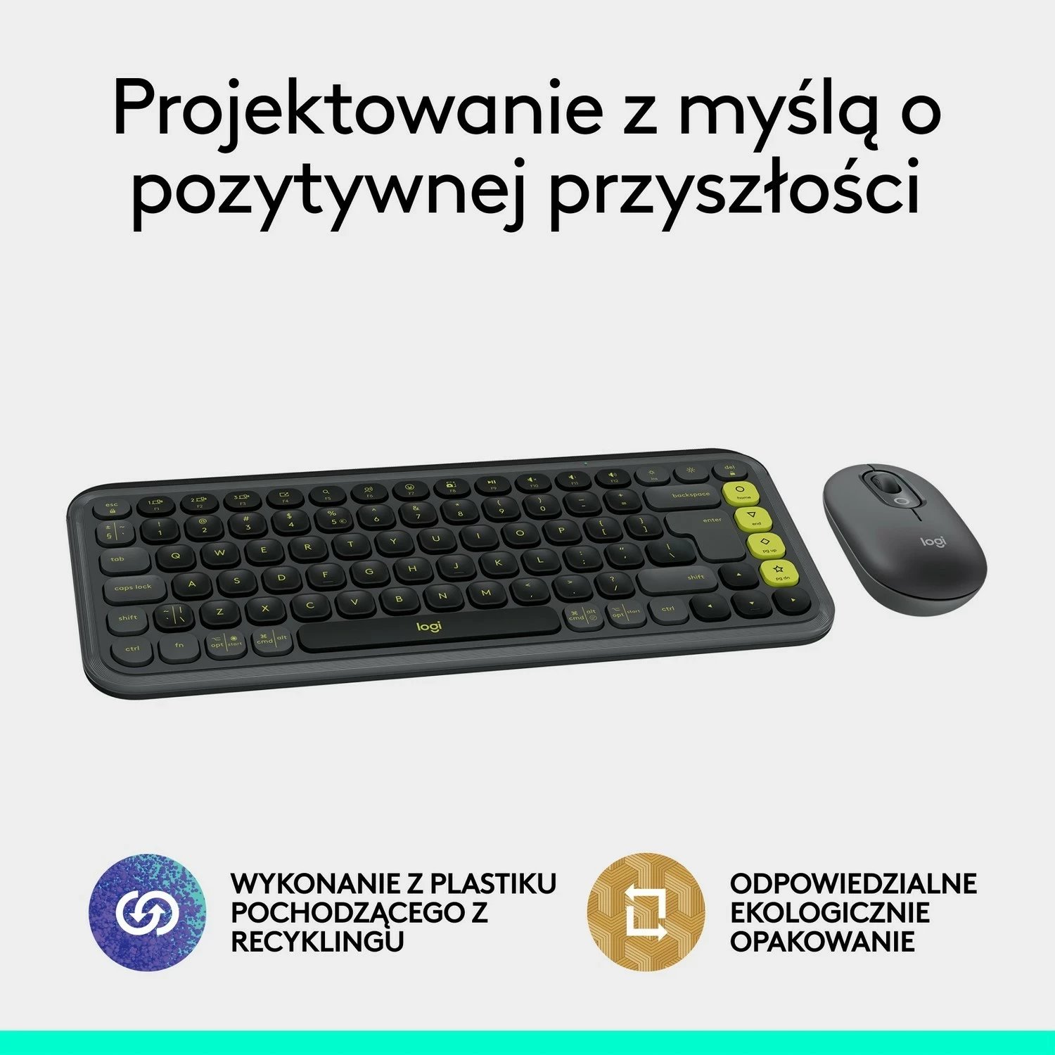 Set Tastierë dhe maus Logitech POP ICON Combo, hiri