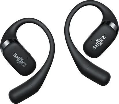 Kufje SHOKZ OpenFit, Wireless, për Thirrje/Muzikë/Sport/Përdorim të Përditshëm, Ngjyrë e Zezë