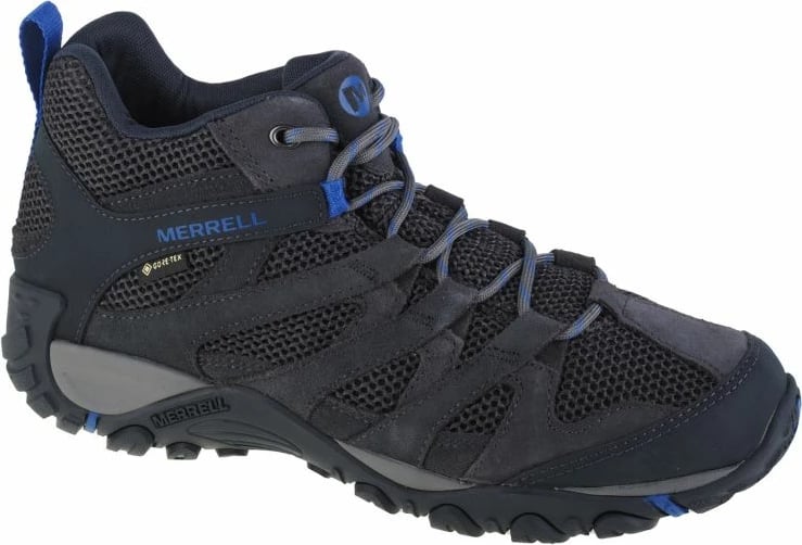 Këpucë Turizmi Merrell Alverstone Mid Gtx për Meshkuj, Ngjyrë Blu e Errët