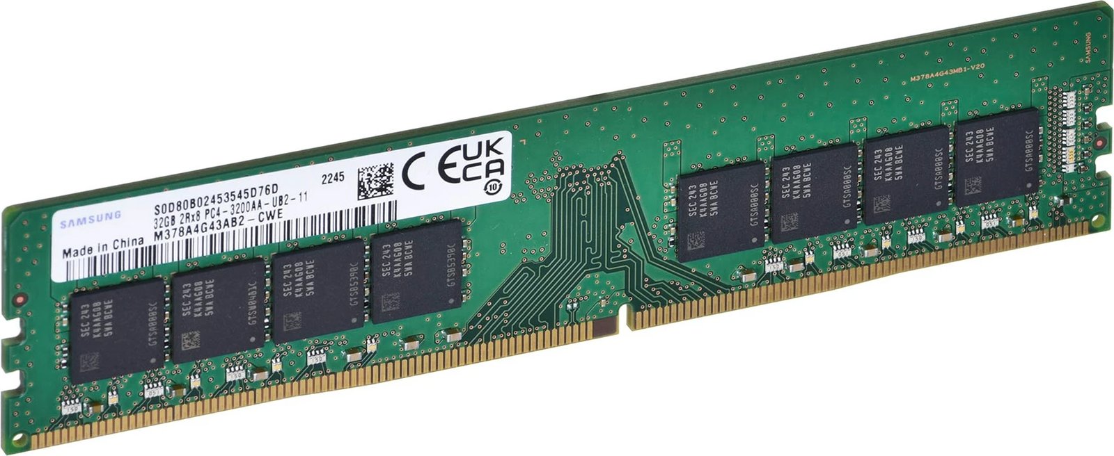 RAM memorie Samsung UDIMM, 3200MHz, 32GB DDR4