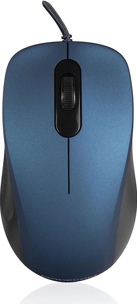 Maus Modecom M10S, USB, 1200 DPI, blu