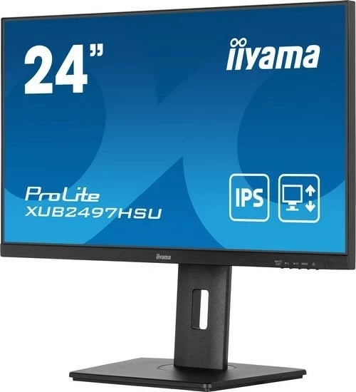 Monitor iiyama Prolite XUB2497HSU-B1, 23.8'', IPS, Full HD, 1ms, 100Hz, e zezë