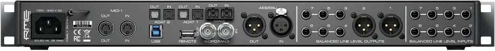 Interfejs audio RME Fireface UFX III, USB, Blu