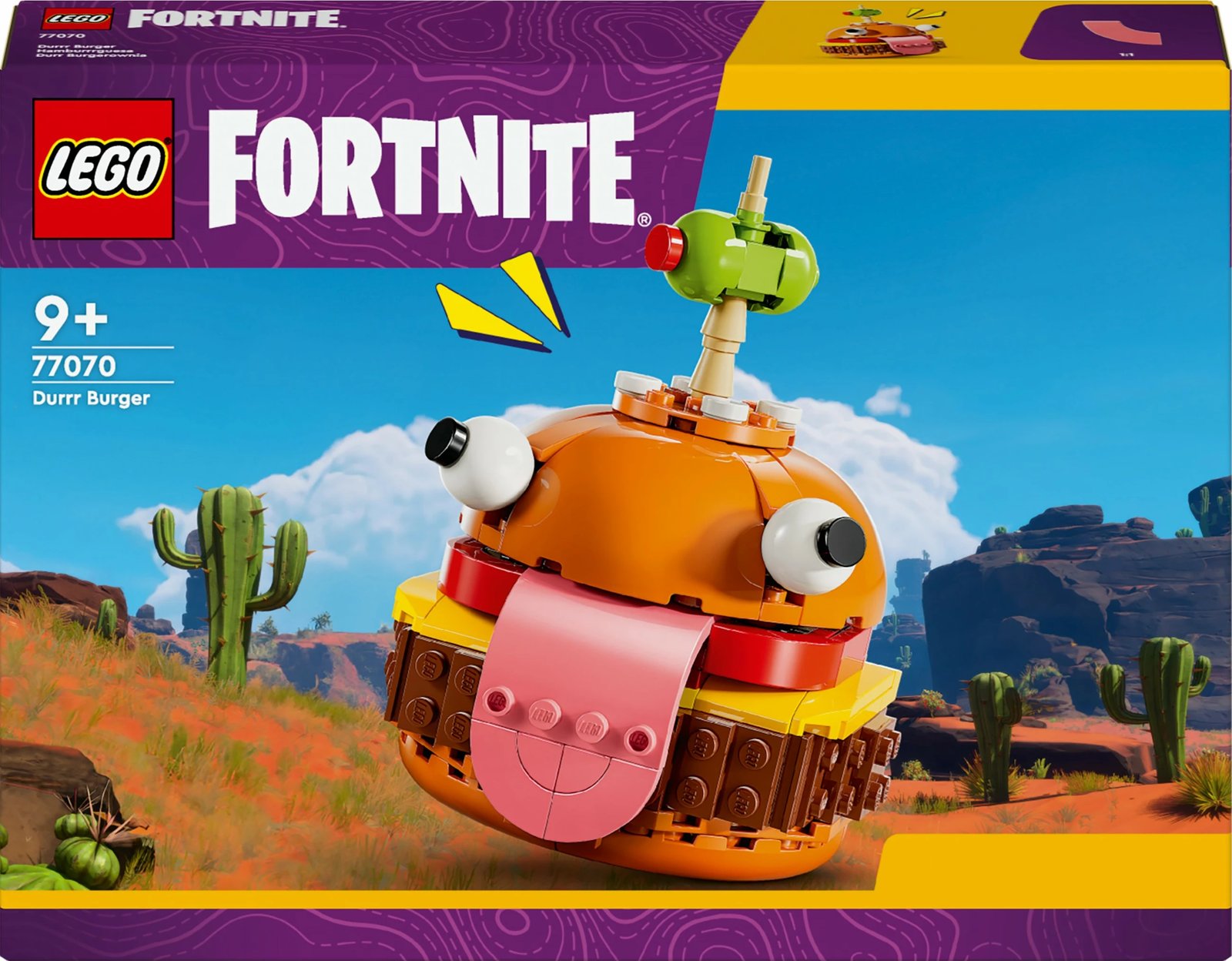 Set ndërtimi LEGO Fortnite Durrr Burger, 193 pjesë, plastikë, shumëngjyrësh