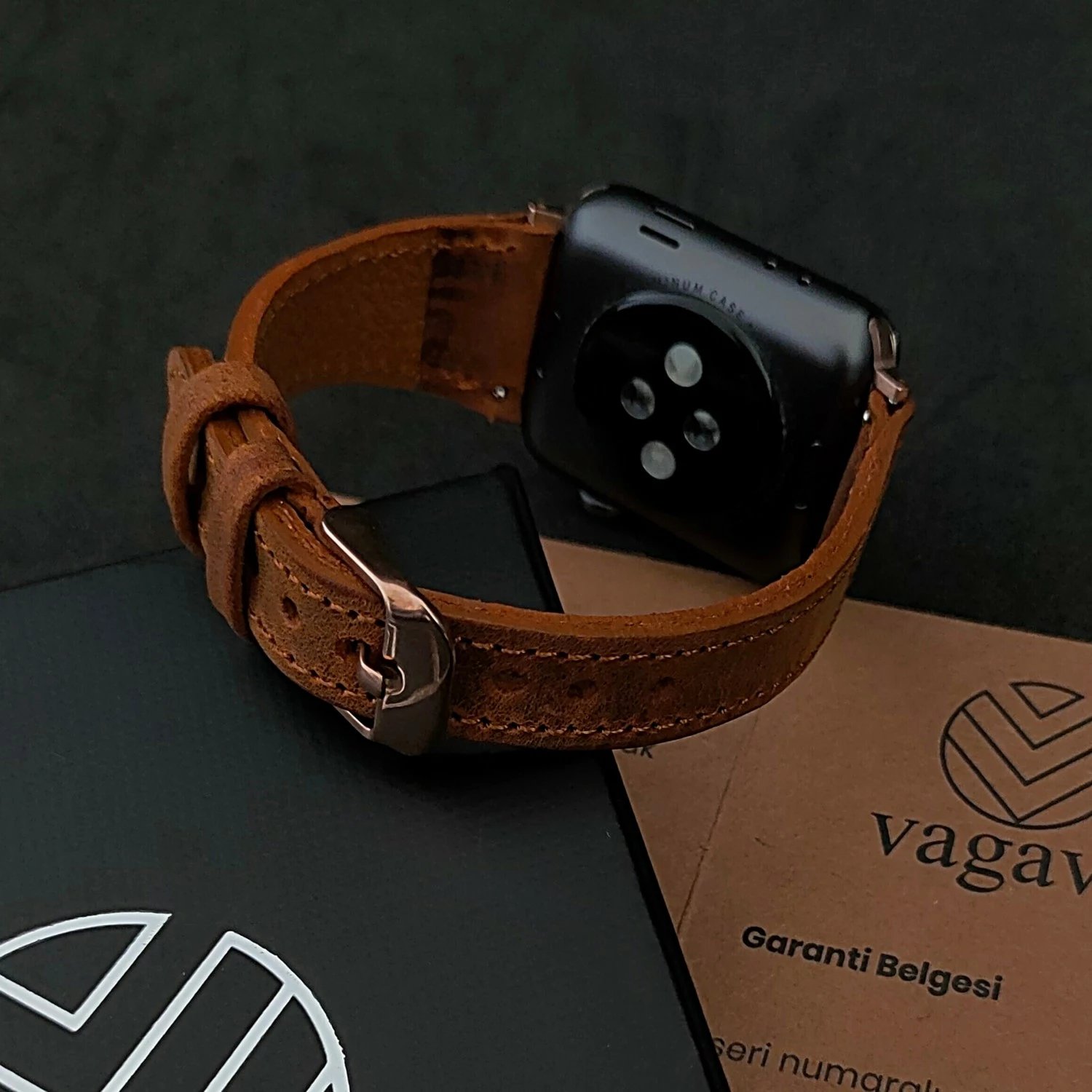 Rrip për Apple Watch femra Vagave, i çmendur lëkurë