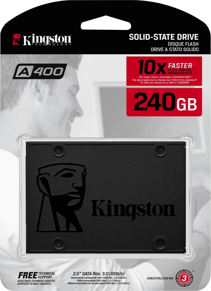 Disk SSD Kingston A400, 240GB, 2.5''