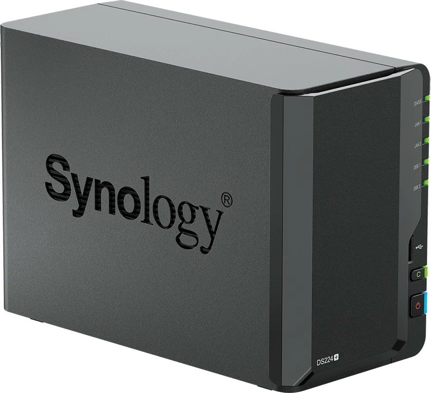 NAS Synology DiskStation DS224+, Desktop, Intel® Celeron®, J4125, 2 GB, DDR4