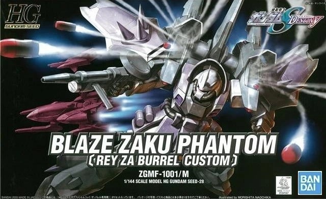 Figurinë BANDAI HG 1/144 BLAZE ZAKU PHANTOM