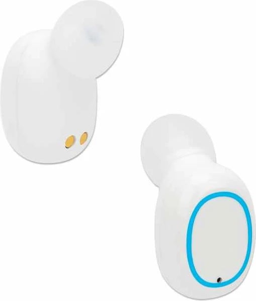 Dëgjuese in-ear Manhattan Sound Science 180399, wireless, bluetooth 5.0, powerbank 1200mAh,të bardha