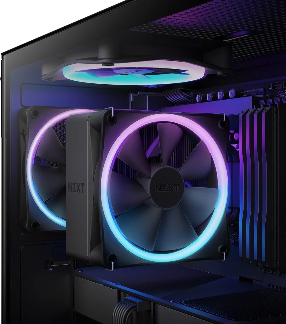 Ftohës Procesori NZXT T120 RGB, 12 cm, i Zi