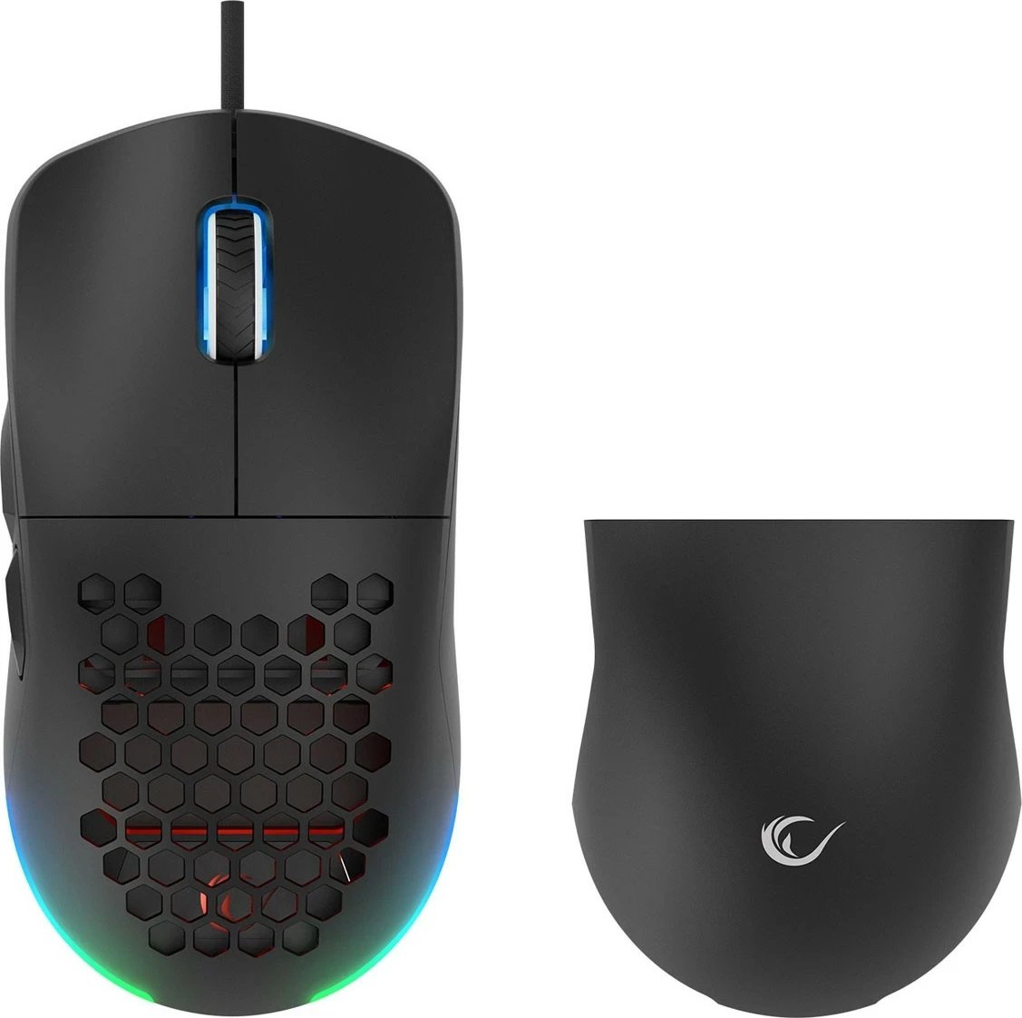 Maus Rampage BLINK, RGB, sensor optik, 12800 DPI, i zi