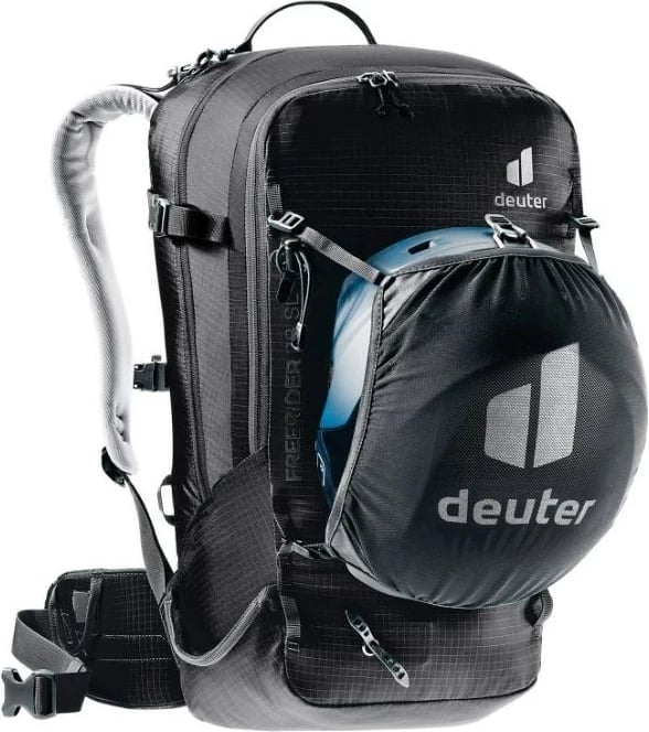 Çantë shpine Deuter Freerider 28 SL për skydiving, e zezë