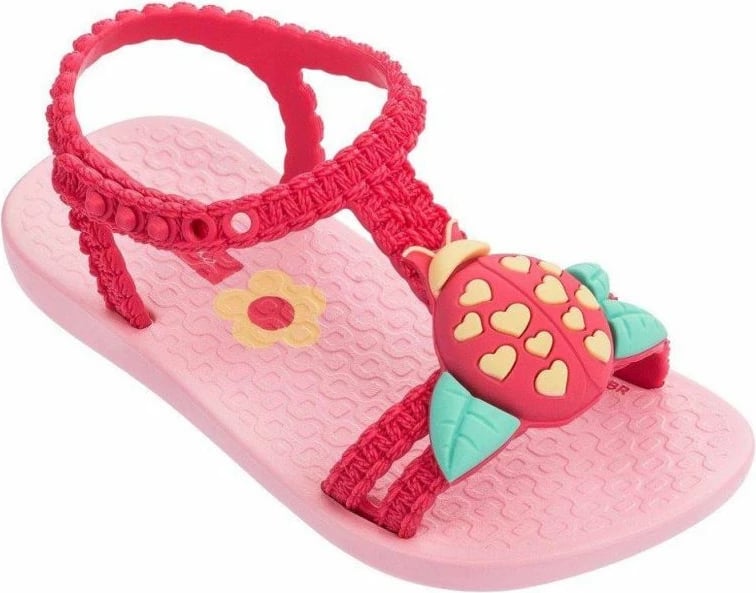 Sandale për vajza Ipanema, të kuqe dhe rozë