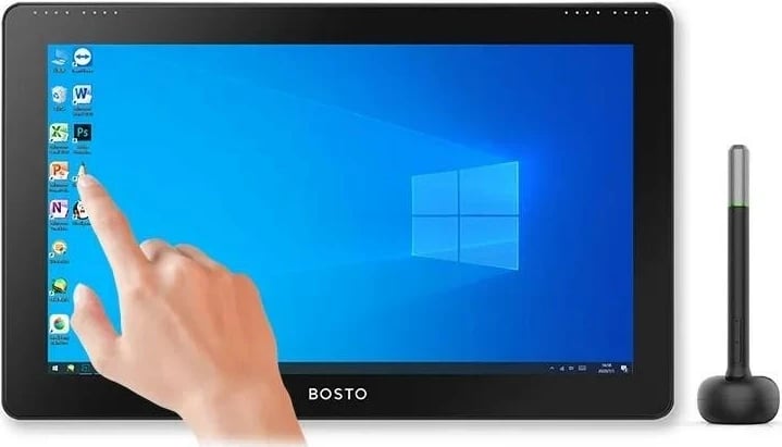 Tablet grafik Bosto All-in-one Studio 16HDT, 15 inch, 8GB RAM, 256GB SSD, Windows 10