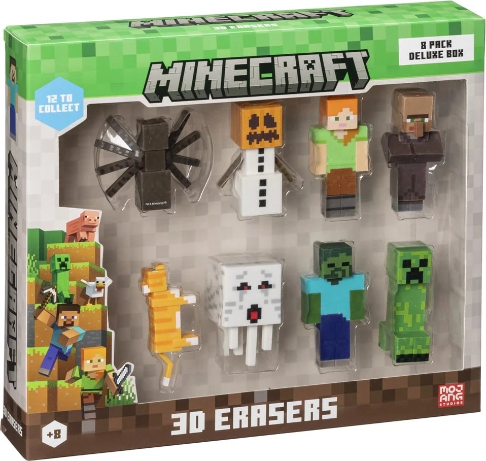 Gomë 3D Minecraft, P.M.I. Kids World, 8 copë