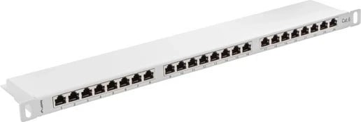 Patch panel Lanberg PPS6-0024-S, Gri