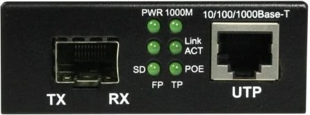 Konvertues rrjeti ALLNET ALL-MC202P-SFP1-POE, Gigabit Ethernet, PoE