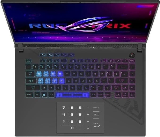 Laptop për lojëra Asus ROG Strix G16, i7-13650HX, 16''-165Hz, 16GB RAM, 1TB SSD, RTX4070, gri