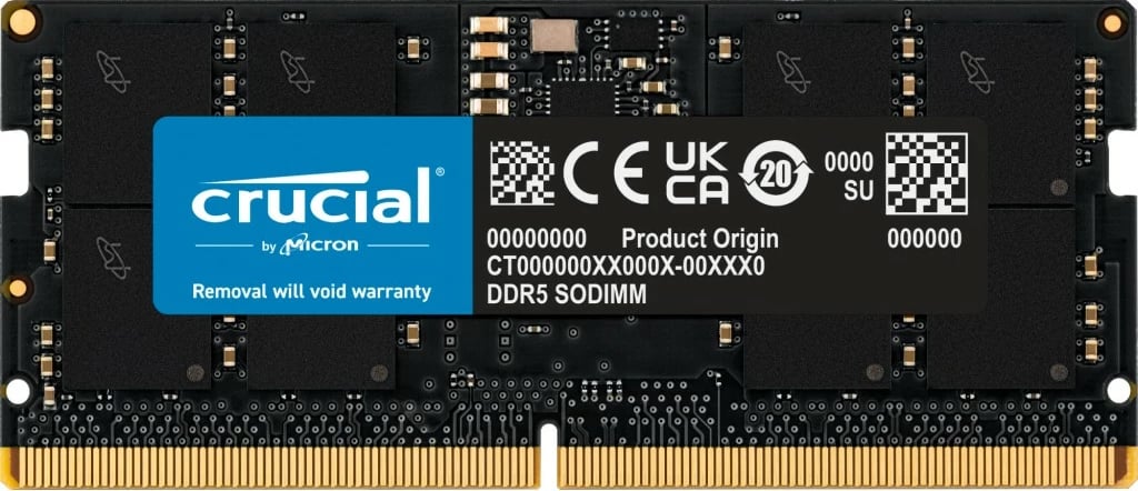 RAM Memorje Crucial CT16G56C46S5, 16 GB, DDR5, 5600 MHz