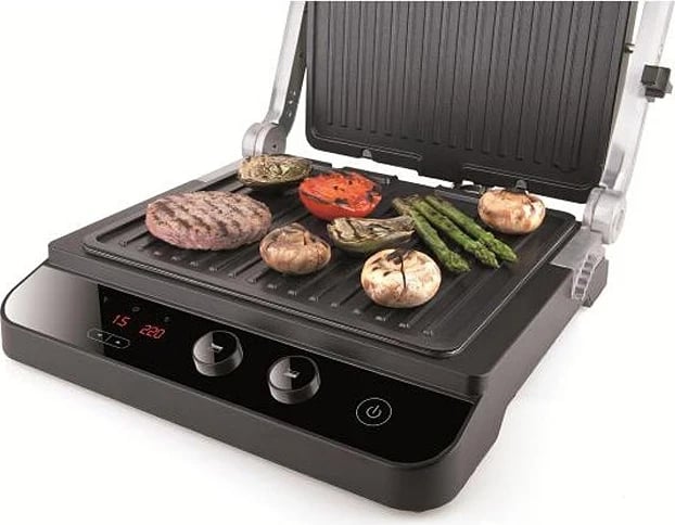 Grill elektrik Black+Decker BXGR2000E, 2000W