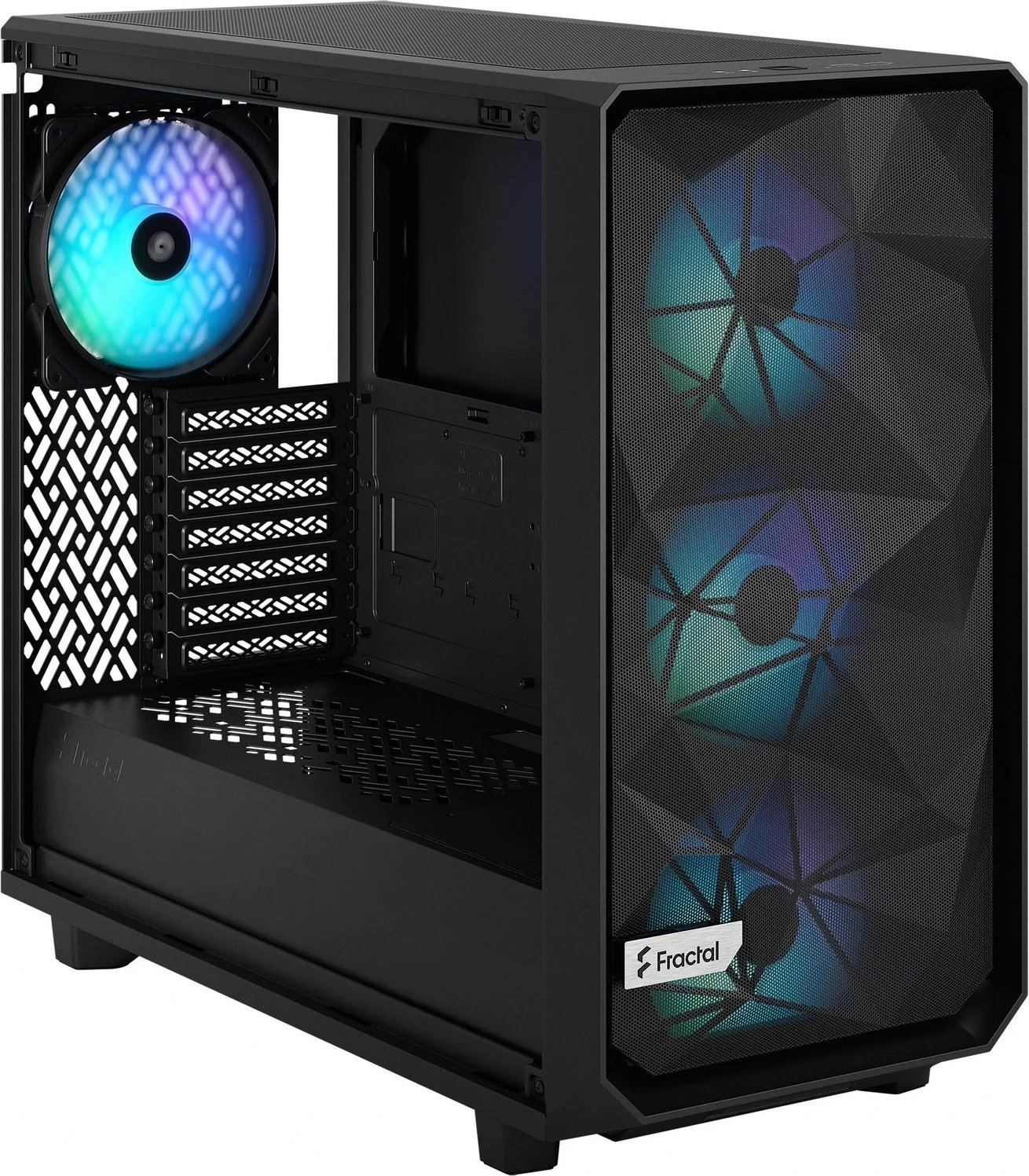 Kasë Fractal Design Meshify 2 Lite RGB, Midi Tower, e zezë