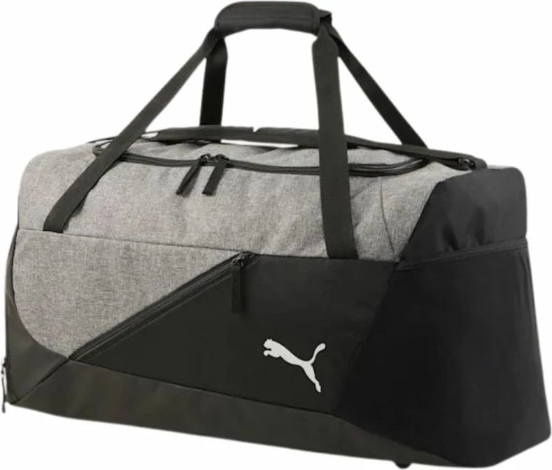 Çantë Puma teamFINAL Teambag M për Meshkuj dhe Femra, e zezë dhe gri