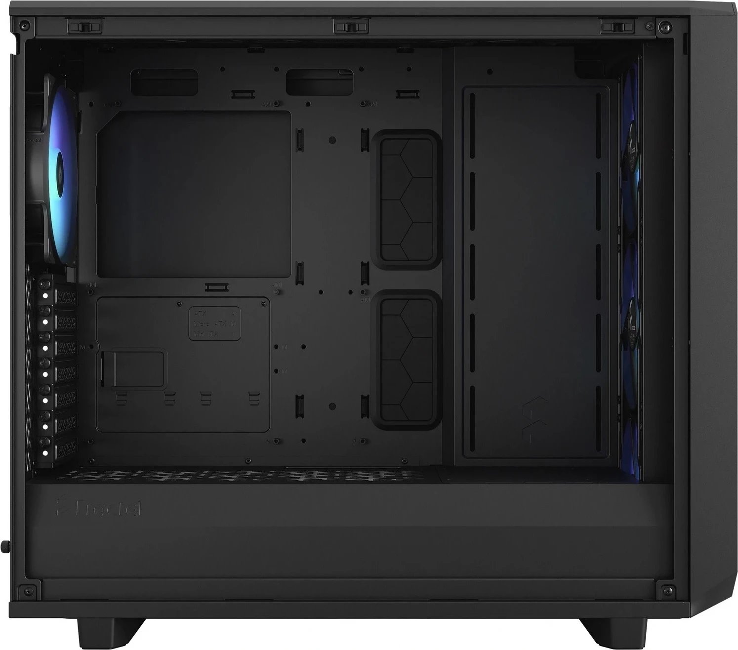 Kasë Fractal Design Meshify 2 Lite RGB, Midi Tower, e zezë