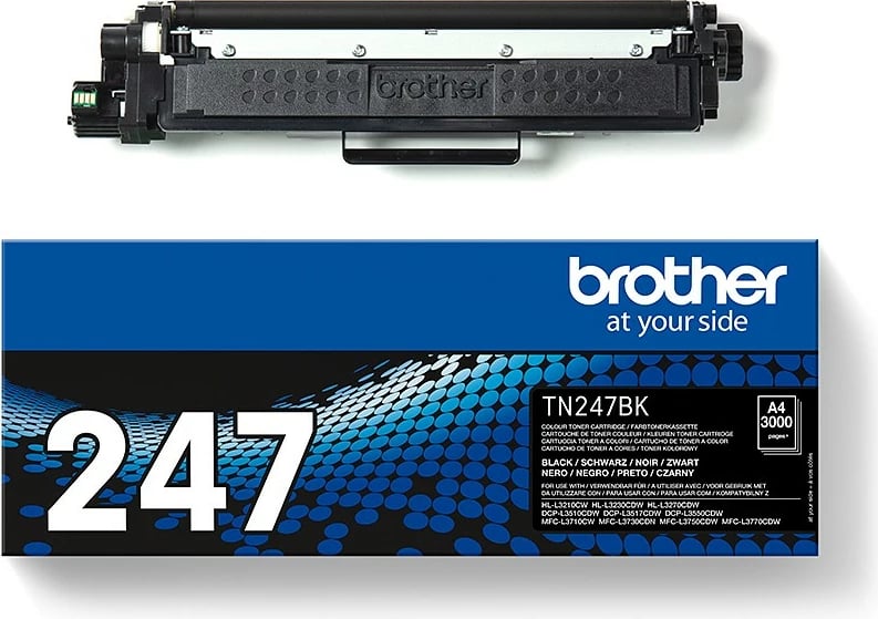 Toner Brother TN-247BK, 3000 faqe, E zezë, 1 copë