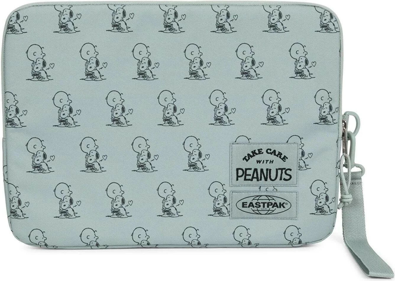 Çantë për laptop Eastpak Peanuts x Blanket M, e gjelbër