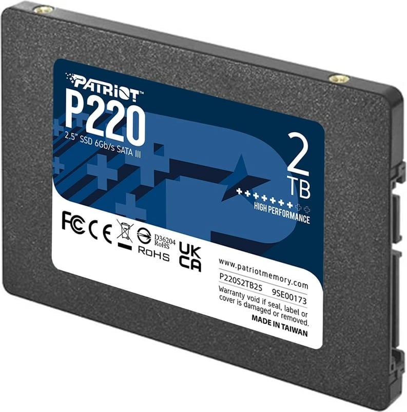 SSD Patriot Memory P220, 2TB, 2.5 inç, Serial ATA III