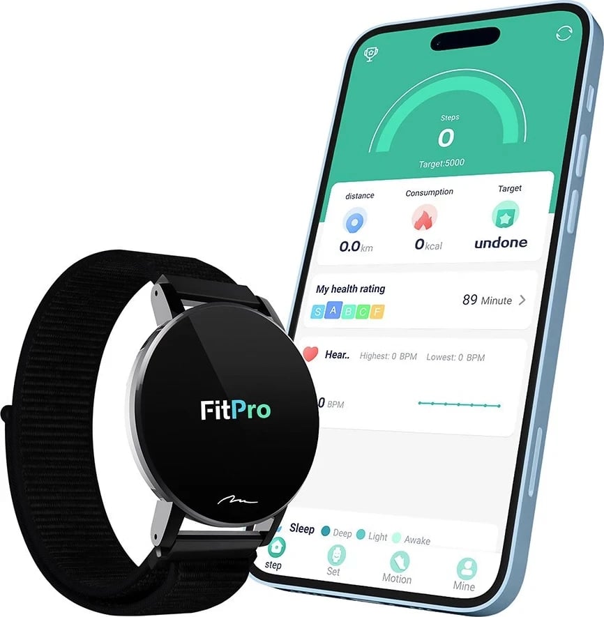 Smartwatch Media-Tech Smartband ACTIVEBAND, 1.3",  e zezë