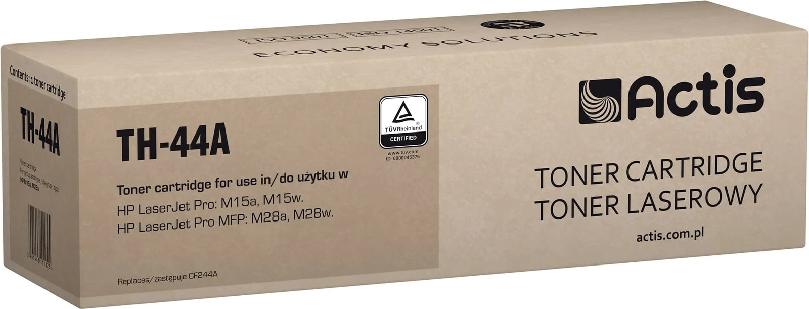 Toner zëvendësues Actis për printer HP Standard; 1000 fletë