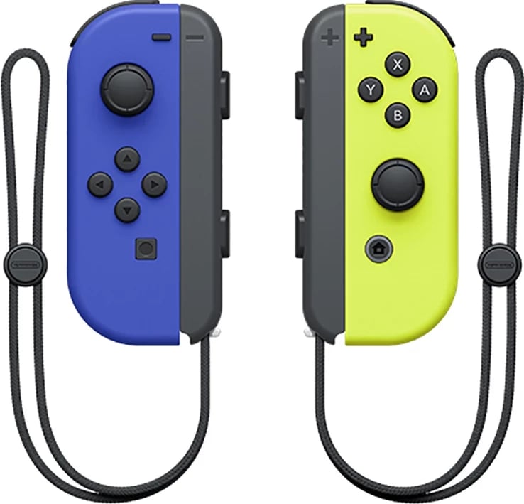 Kontrollerë Nintendo Switch Joy-Con, Blu / Giallo Neon