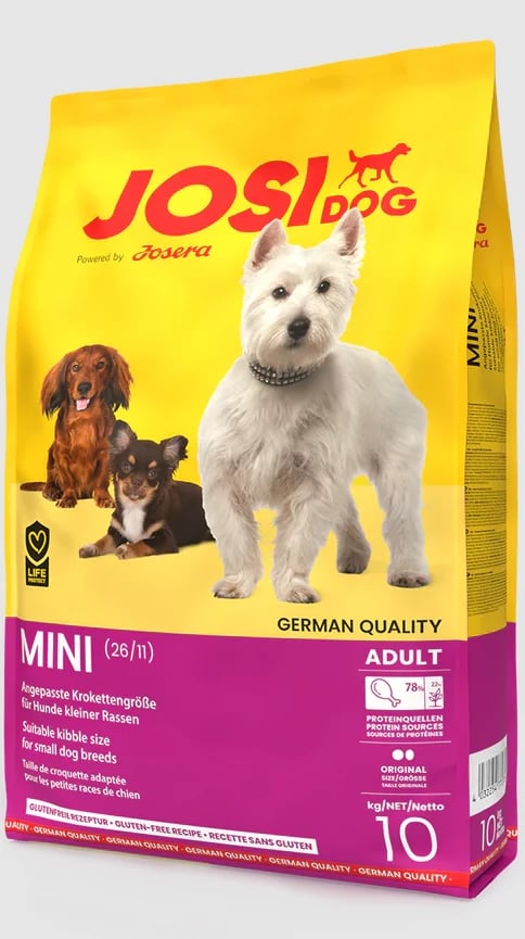 Ushqim i thatë për qen JosiDog Mini, 2.7 kg