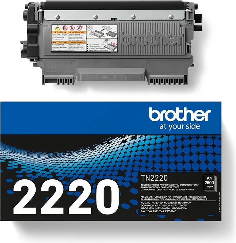 Toner Brother TN-2220, 2600 faqe, E zezë, 1 copë