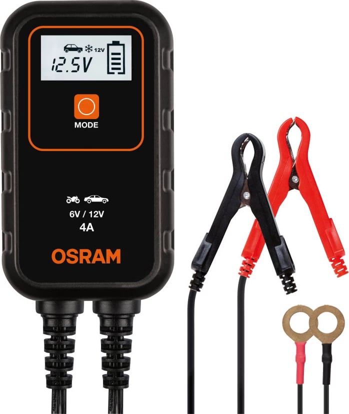 Mbushës për bateri të makinës 4A BATTERYcharge 904 OSRAM