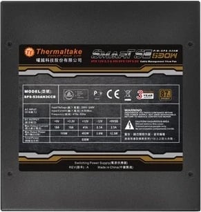 Furnizues i Energjisë Thermaltake Smart SE 530W, Modular