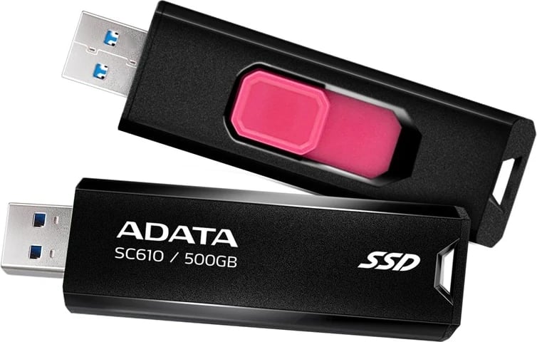 SSD jashtëm ADATA SC610, 500 GB, e zezë