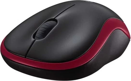 Maus Logitech M185, i zi/kuq