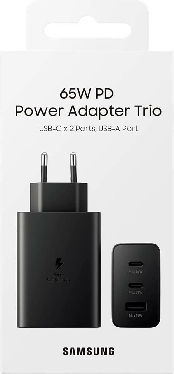 Karikues Samsung 65W Trio EP-T6530 USB-C+USB-A Zi