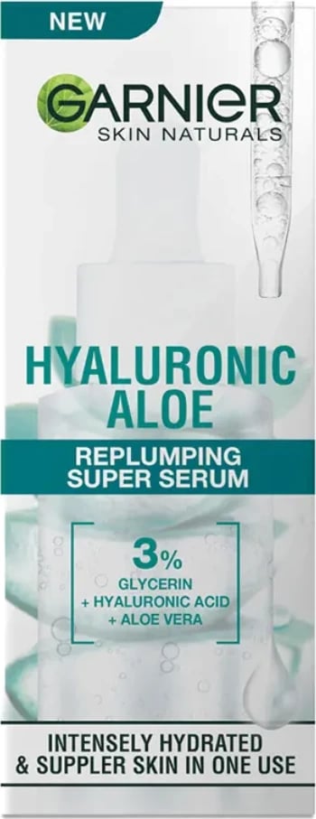 Serum hidratues për fytyrë Gar.Skin Aloe Replumping Super, 30ml