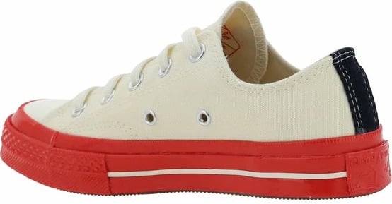 Atlete Comme des Garçons Play x Converse, për meshkuj, të bardha