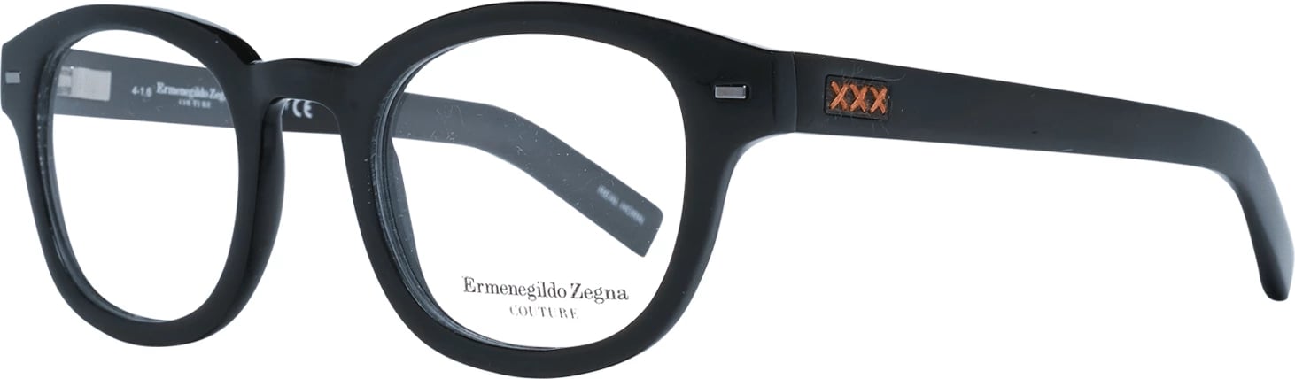 Korniza optike për meshkuj Zegna Couture, të zeza