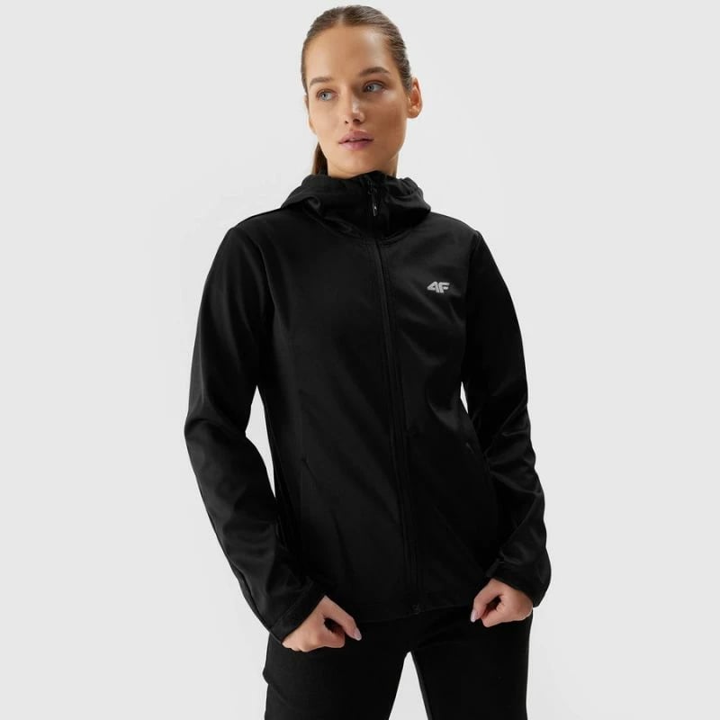 Jakne softshell për femra 4f, të zeza