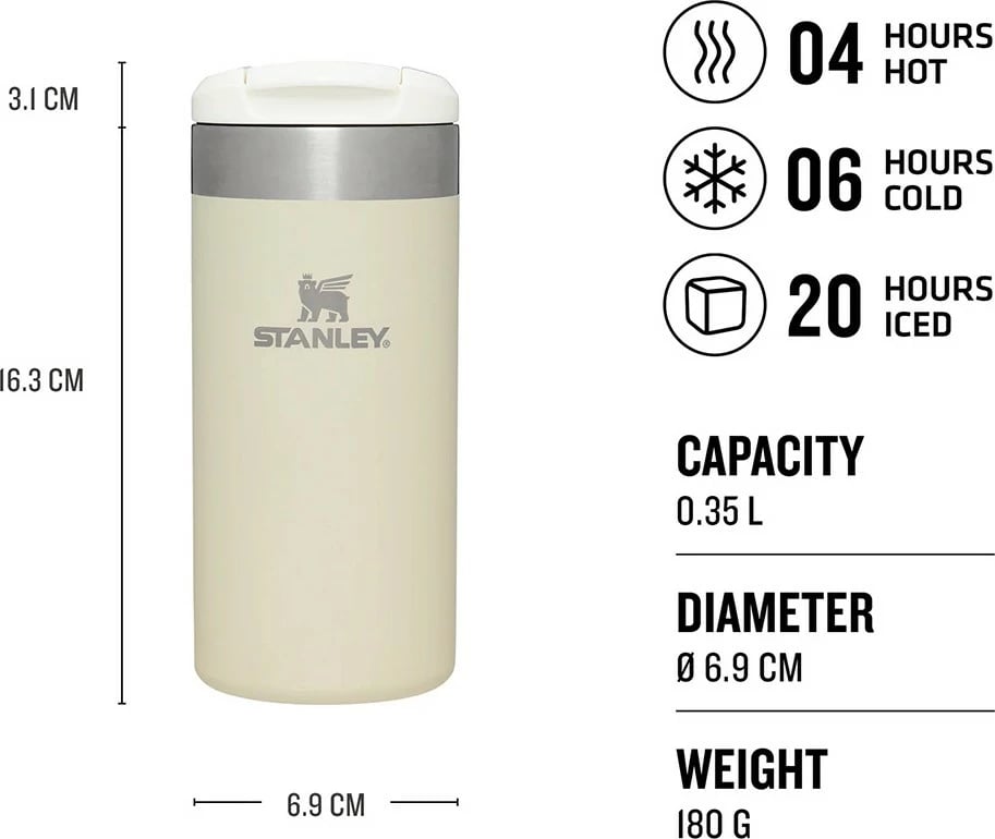 Termus Enzo Stanley, 0.35L, krem