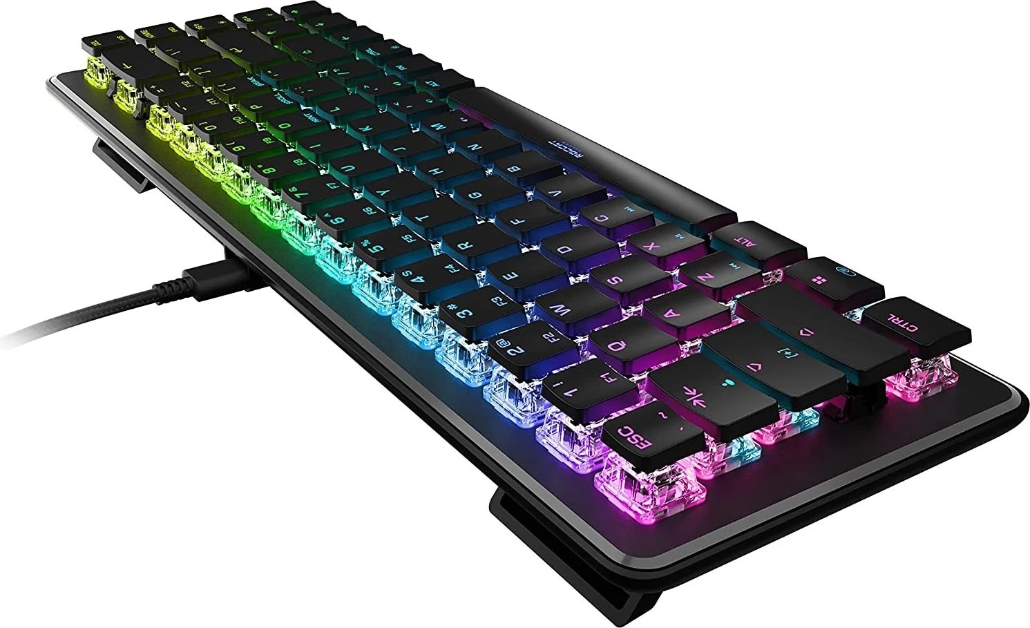 Tastierë Roccat Vulcan II Mini Aimo RGB Red Switch, e zezë